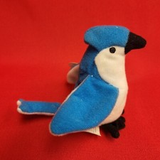 Rocket The Blue Jay 1993 Teenie Beanie Babies Plush Stuffed Toy