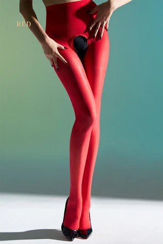 Fashion High Waist Oil Shiny Sheer Stockings Tights Tummy Control Pantyhose - Bild 13 von 23