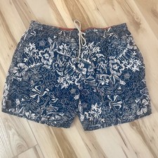 Caribbean Joe Swim Shorts Mens Size XL W36 Hawaiian Short Surf Holiday Vacation