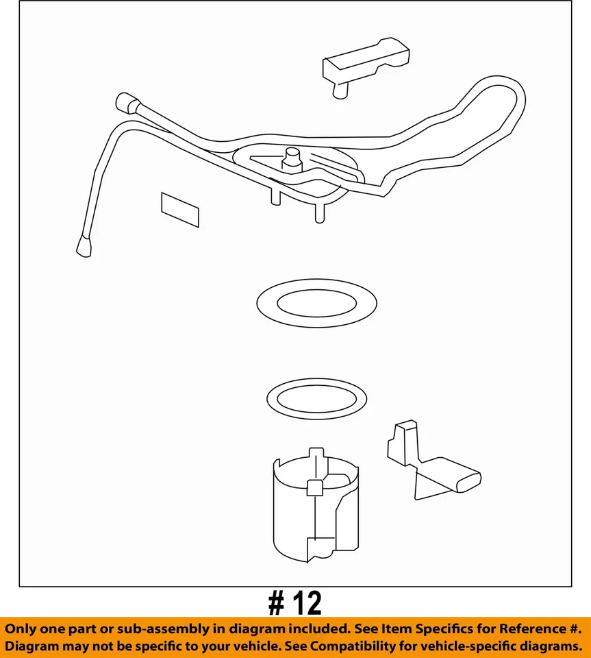 Used Fuel Pump fits: 2007 Chevrolet Malibu Pump Assembly Ntbk Grade A Foto 4 de 4