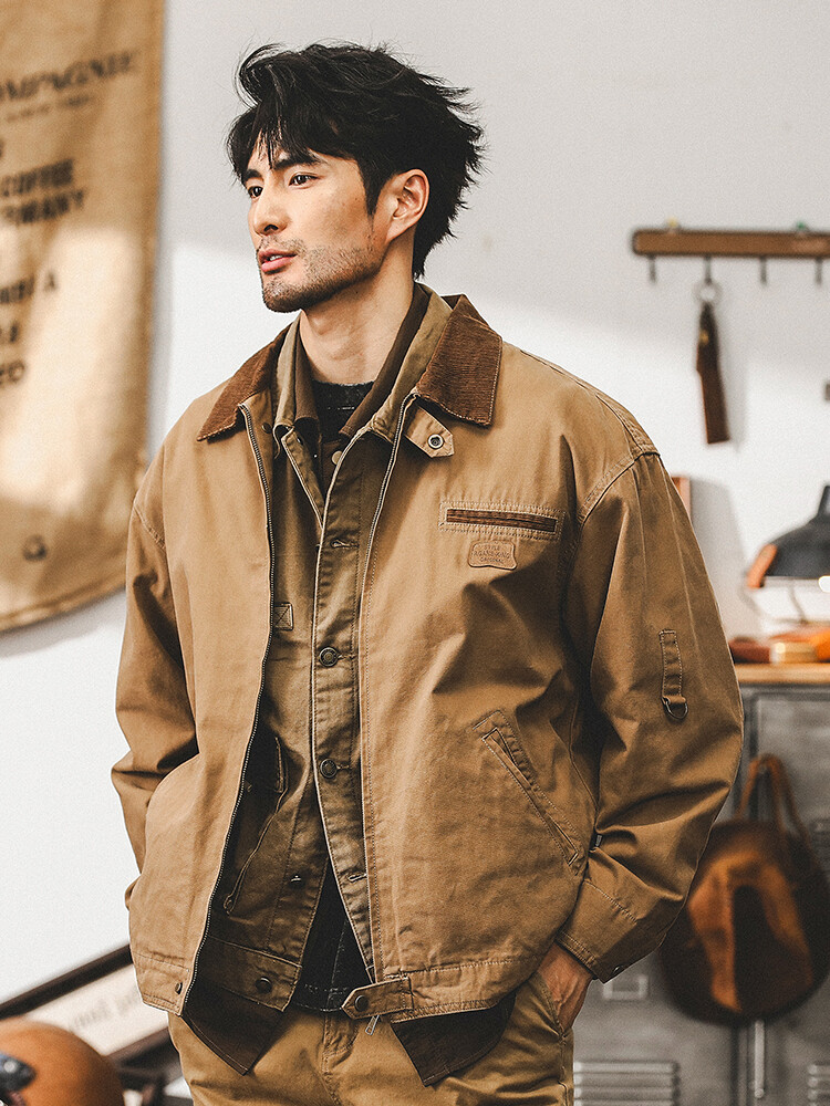 新品未使用】ジャックマン Back Nep Collarless Jacket Back Nep