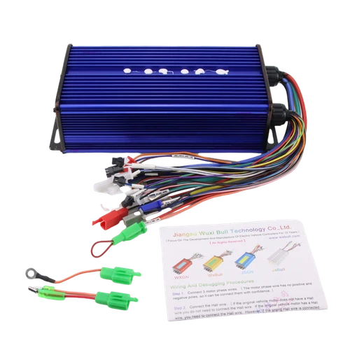 48-84V 5000W 100A E-Bike E-Scooter EV Smart Brushless Speed Controller 24 MOSFET - Picture 3 of 14