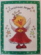 Vintage Suzy  s Zoo Sticker Sheet - Christmas