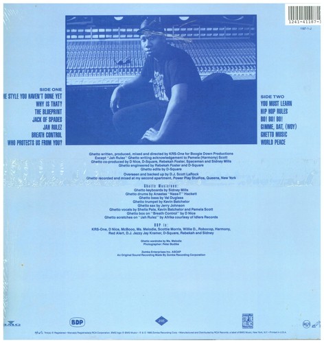 Boogie Down Productions - Ghetto Music Blueprint Of... '89 LP US ORG!EX-/EX W/S - Picture 2 of 6
