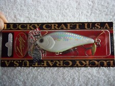 LOT OF-2-LUCKY CRAFT KELLY J PROP BAITS 1/2OZ TOPWATER / IN MS GUN METAL SHAD