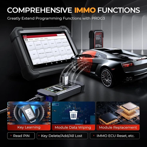 Launch X431 IMMO PLUS Key Programmierer OBD2 Scanner Alle System Diagnosegerät - Bild 7 von 22