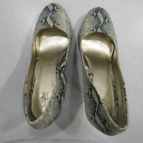Mossimo Womens Shoes Sz 7.5 Snakeskin Print Pumps 4" Heels Reptile - Picture 8 of 8