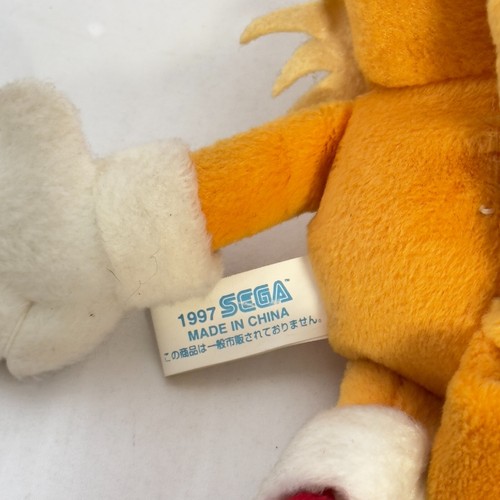 Sonic The Fighters Plush Doll SEGA Sonic the Hedgehog 1997 JAPAN Vintage Tails - Picture 16 of 23