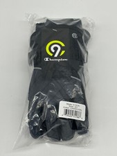 C9 Champion Boys Ski Gloves Waterproof Black/Gray Size 4/7 - New