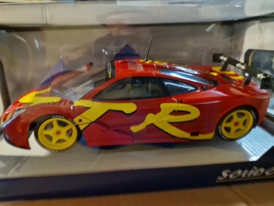 AU328 SOLIDO 1/18 MCLAREN F1 96 GTR REF S1804102 ROUGE - Photo 2/4
