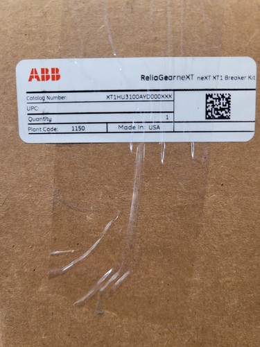ABB XT1HU3100AYD000XXX Circuit Breaker SACE TMAX 100A 600V 3P 3PH XT1H 125 Gear - Picture 3 of 3