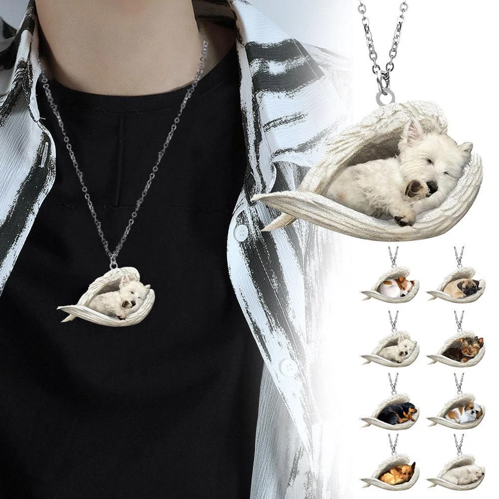 Silhouette Necklace - Customised with Pet Photo – Petomise NZ