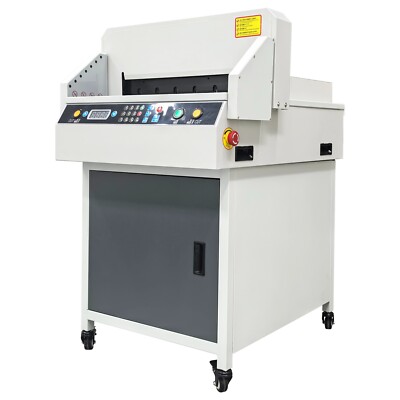 17.7in/45cm Electric Heavy CNC Paper Cutter LCD Display Infrared Protection 750W