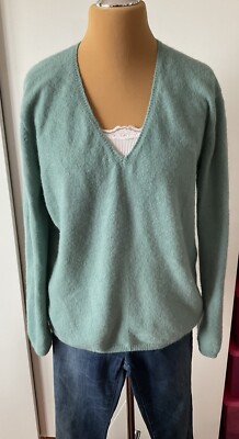CLOSED Alpaca Mix V-Pullover Türkis S 38-42 Top Zustand NP260 