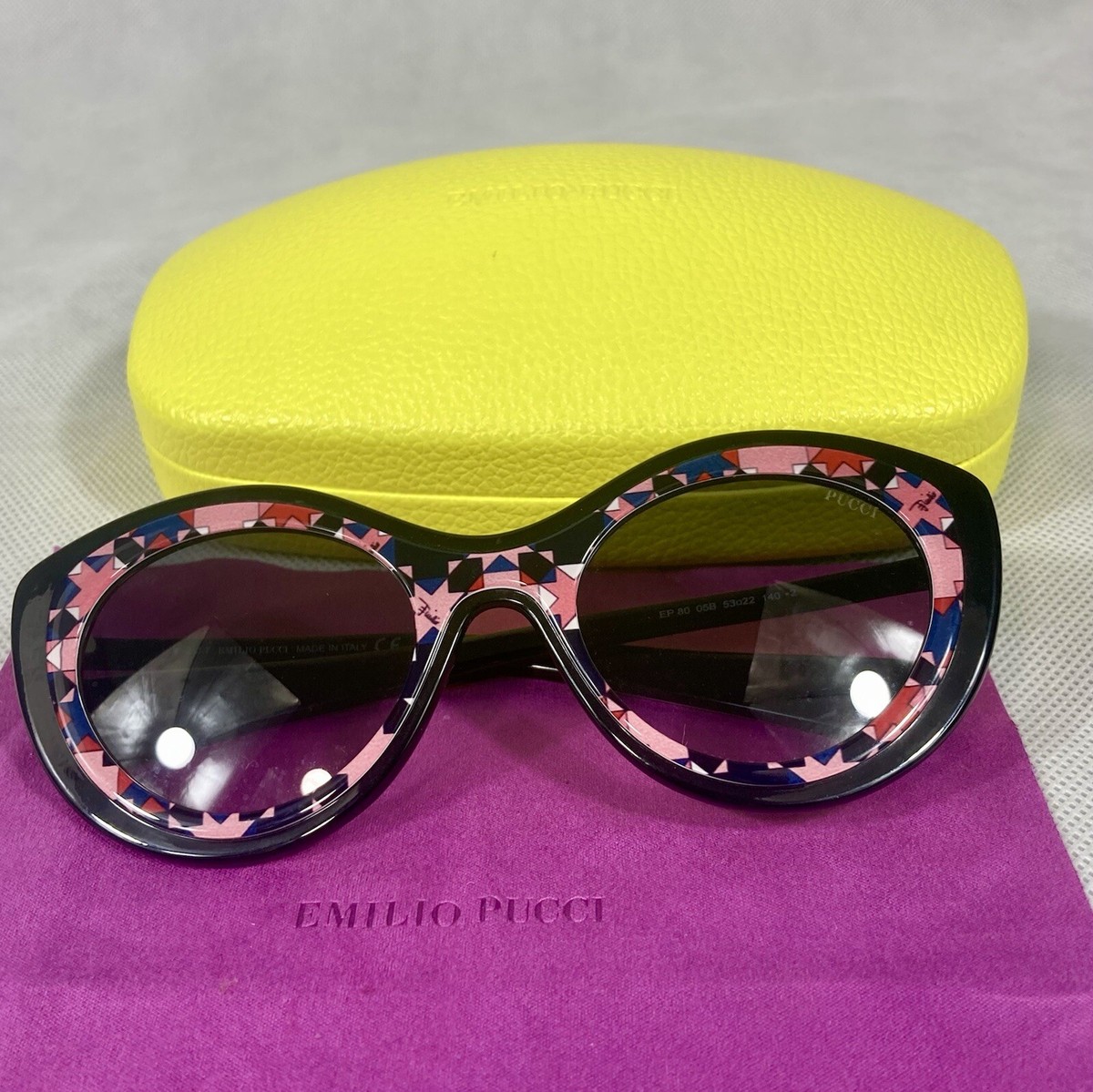 Emilio Pucci Sunglasses Cat Eye EP0080 | eBay display picture 3