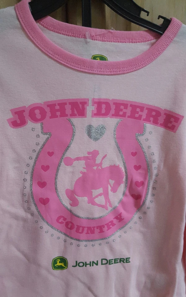 NUEVO CON ETIQUETAS NIÑAS 6X JÓVENES NIÑOS JOHN DEERE PIJAMA COUNTRY PJ SET CABALLOS JFS487PC Foto 2 de 3