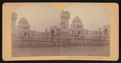 West end of the Court of Honor c1900 Old Photo