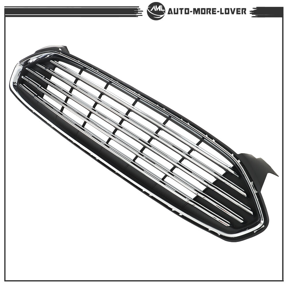 For 2013-2016 Ford Fusion Front Bumper Cover & Grill W/ Fog Light Covers