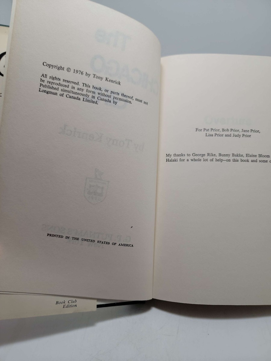 The Chicago Girl by Tony Kenrick | eBay The Chicago Girl by Tony Kenrick | eBay