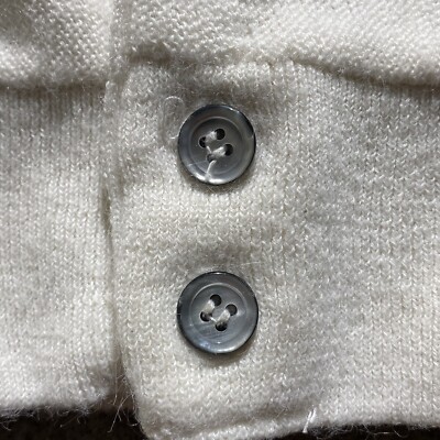Vintage 80s 90s Made In USA Lacoste Cardigan Mens Size XL White | eBay