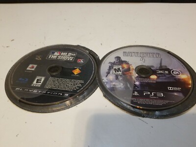 PS3 Game Lot Disc Only Call of Duty Black Ops Ghosts Battlefield 4 MLB Show K20