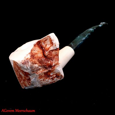 Natur Semi-Raw Block Meerschaumpfeife, Pfeife Fumar Pipa De Tabaco Pipa AGM-657