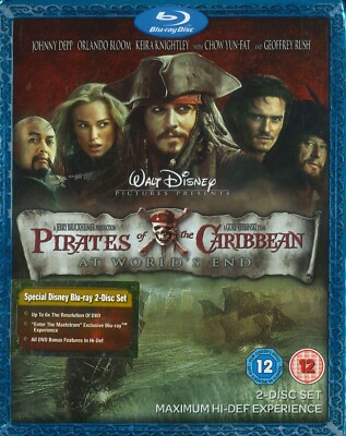 Pirates Of The Caribbean: Am Ende Der Welt (2007) 2-Disc Set Blu-ray [Region B]