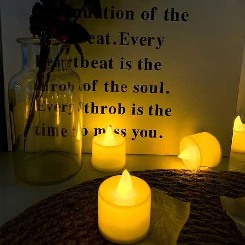 24PCS Flameless LED Tea Lights Candles Flickering Battery Operated Wedding Xmas - Picture 13 of 18