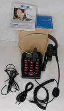 AGPtek Handsfree Call Center Dialpad Corded Telephone #HA0098 with Headset
