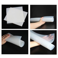 1pc 0.2mm  10 Thick Silicone Rubber Sheets Film Seal Pads 500x500mm Clear