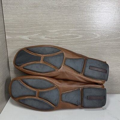 Bruno Magli Horsebit Loafers Brown Leather Slip On Dress  display picture 2