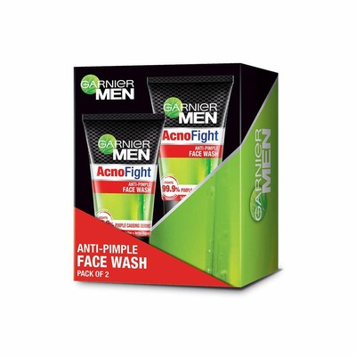 the garnier acno fight face wash gives germ free skin