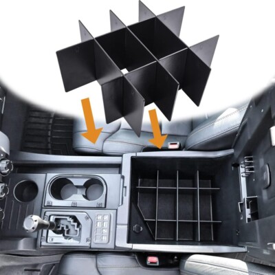 Interior Center Console Armrest Storage Box Insert Divider Fits 14-21 ...