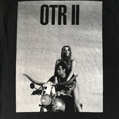 beyonce×JAYZ /on the run tour Tシャツ Jay Z Beyonce On The Run Tour Rap Tee Rare T Shirt Size Medium