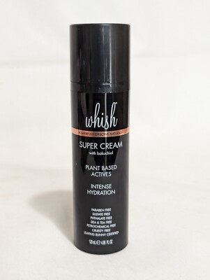 Whish SUPER CREAM with Bakuchiol Plant Based Intense Hydration 4.06 oz New NoBox