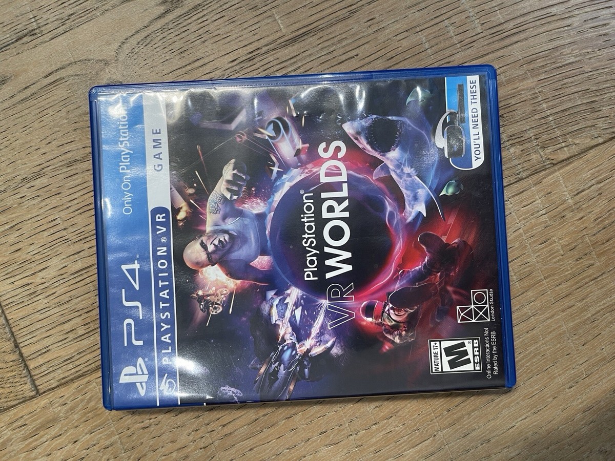 CASE - VR Worlds Video Game - Sony PlayStation 4 PS4 PSVR