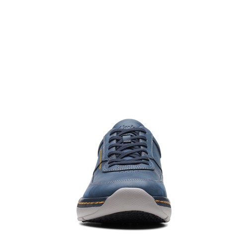 Clarks Men's Clarks Pro Lace Navy Leather 26175194 - 第 3/5 張圖片