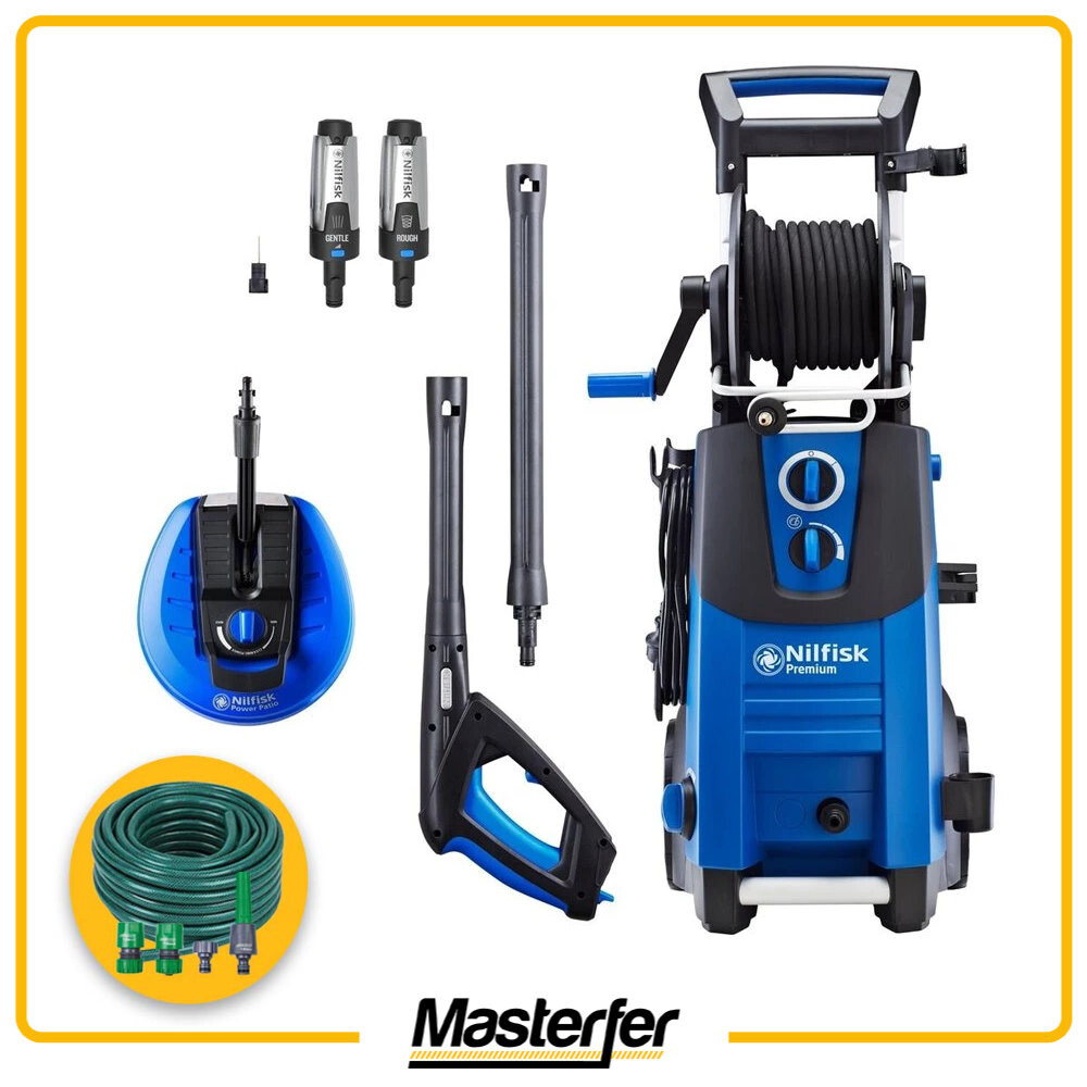 Nilfisk Premium 180-10 Garden - Idropulitrice acqua fredda 610l/h 180Bar + patio