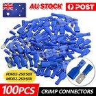 100PCS Crimp Connectors T-Tap Electrical Wire Terminals Quick Splice Cable Kit A