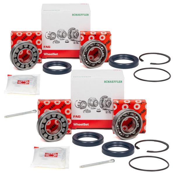 2X FAG Radlagersatz FüR VW KÄFer 1500 1600 181 Porsche 924 2.0 944 2.5 Hinten-image