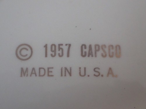 TARGA RICORDO VINTAGE DA COLLEZIONE THE CAPITOL WASHINGTON, D.C. 1957 CAPSCO 7,75" - Foto 5 di 6