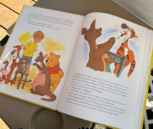 1974 Big Golden Books Walt Disney Winnie-the-Pooh Meets Tigger 10th Printing - Picture 9 of 14