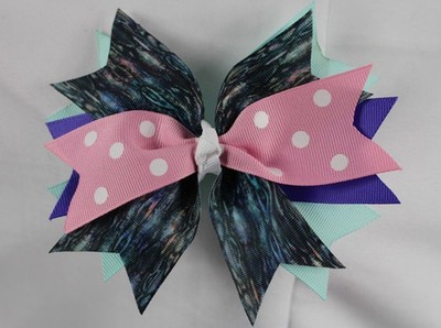Nwot Handmade Kids Multi Colored Hair Bow