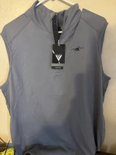 Level Wear Sleeveless Golf Polo Shirt Mens XL NEW