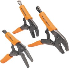 38665 Locking Pliers Set, Long Nose 6-Inch, Curved Jaw 7 and 10-Inch
