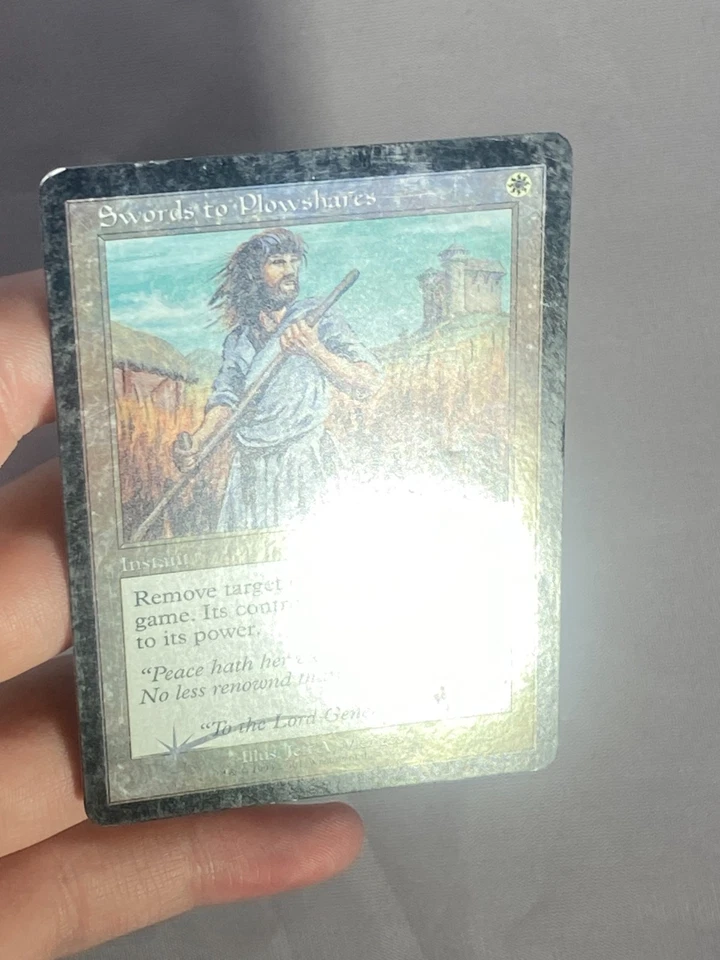 MTG FNM FOIL Swords to Plowshares Magic the Gathering - Image 2 of 4