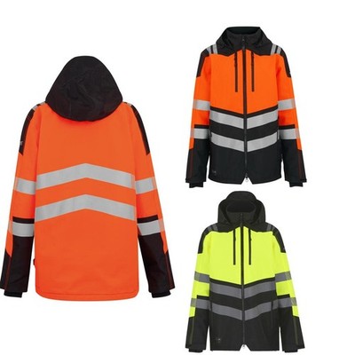 Regatta High Visibility Hi-Vis X-Pro wasserdichte Shelljacke (Klasse 2) TRW550
