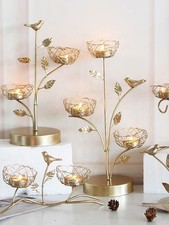 3015-2 H Models Christmas Iron Candle Holder Arrangement Western Candle FI