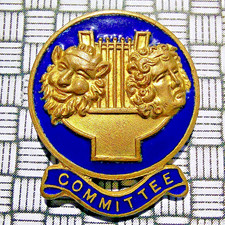 NODA National Operatic & Dramatic Association Committee Pin Badge 20mm x 24m