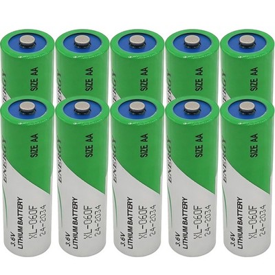 10x 2400mAh 3.6V Xeno Energy XL-060F AA Lithium Thionyl Chloride Battery XL060F